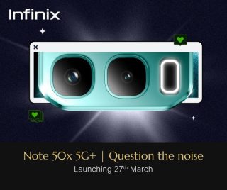 Infinix Note 50x 5G to launch in India this March