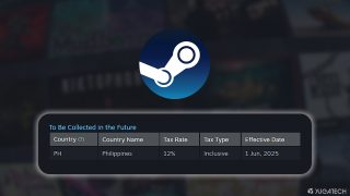 Steam prices unchanged for now, 12 percent VAT now in effect