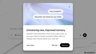 ChatGPT adds memory feature allowing it to recall all of user’s past chats