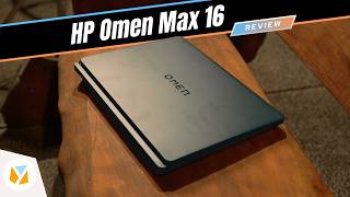 HP Omen Max 16 gaming laptop on a desk