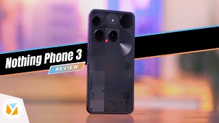 Nothing Phone 3 held in hand for review.