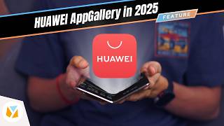 Modern Huawei smartphone displaying popular app icons