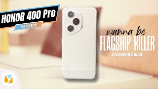 HONOR 400 Pro 5G smartphone on a dark background
