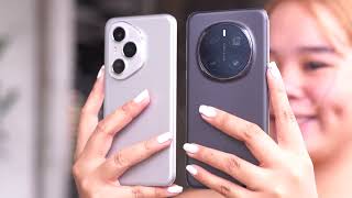 Side-by-side camera comparison of HONOR 400 Pro and HONOR Magic7 Pro smartphones.