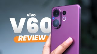 Sleek vivo V60 smartphone with premium design and camera