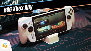 ROG Ally handheld gaming PC with upgraded performance and new features.
