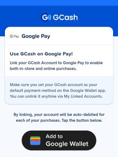 GCash virtual Mastercard displayed in Google Pay app