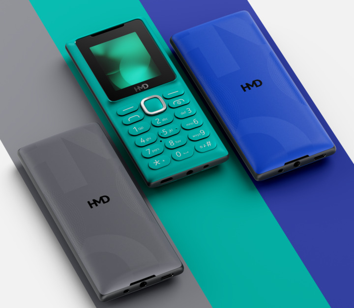 HMD 101 phone with a small display and numeric keypad.