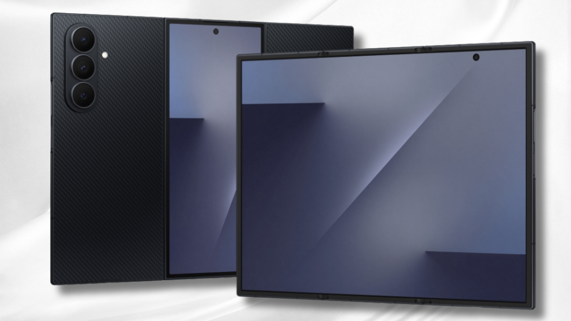 Samsung Galaxy Z TriFold unfolded to reveal its large tablet-sized display