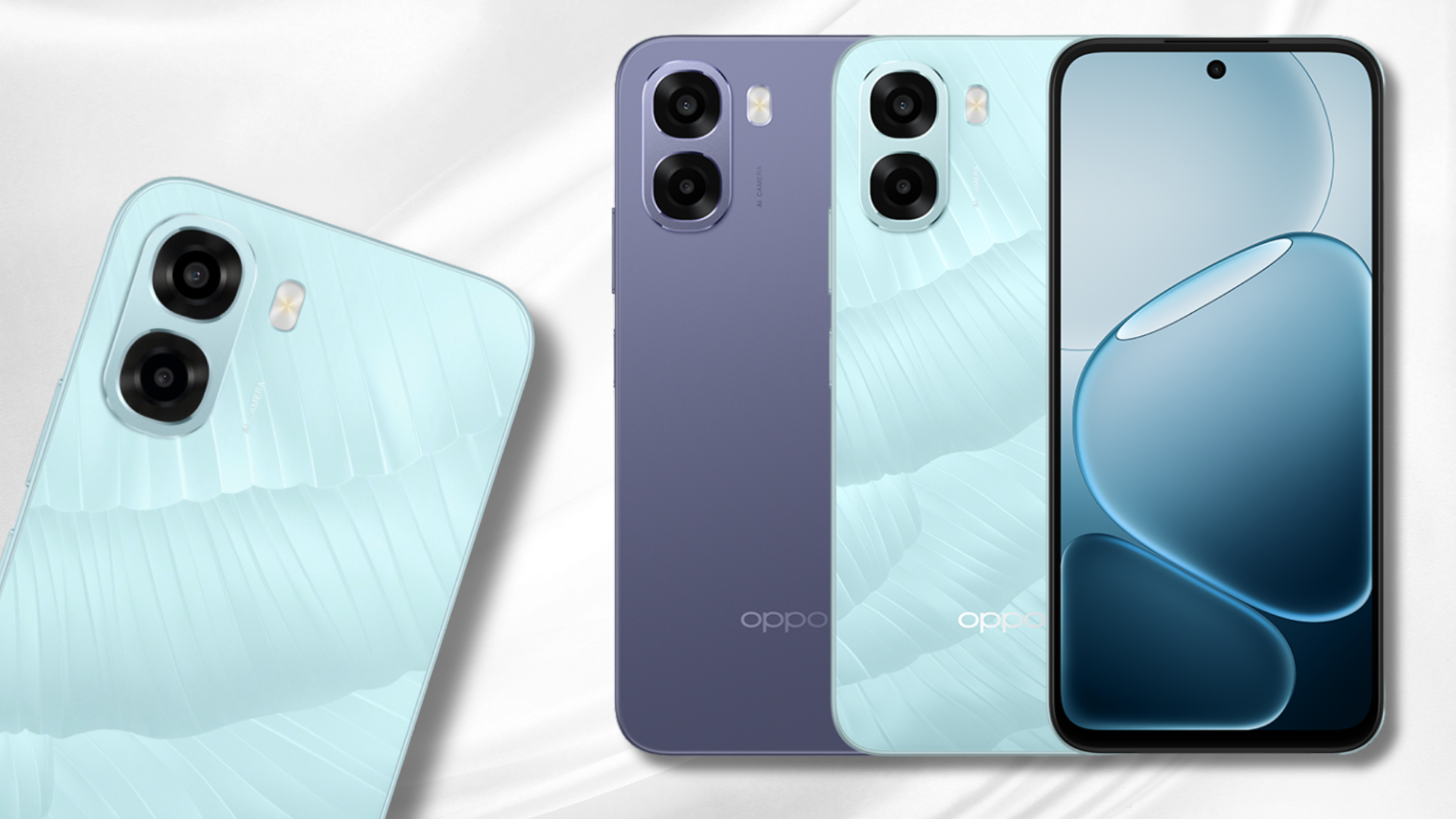 OPPO A6x 5G smartphone with a large 6.75-inch HD+ display