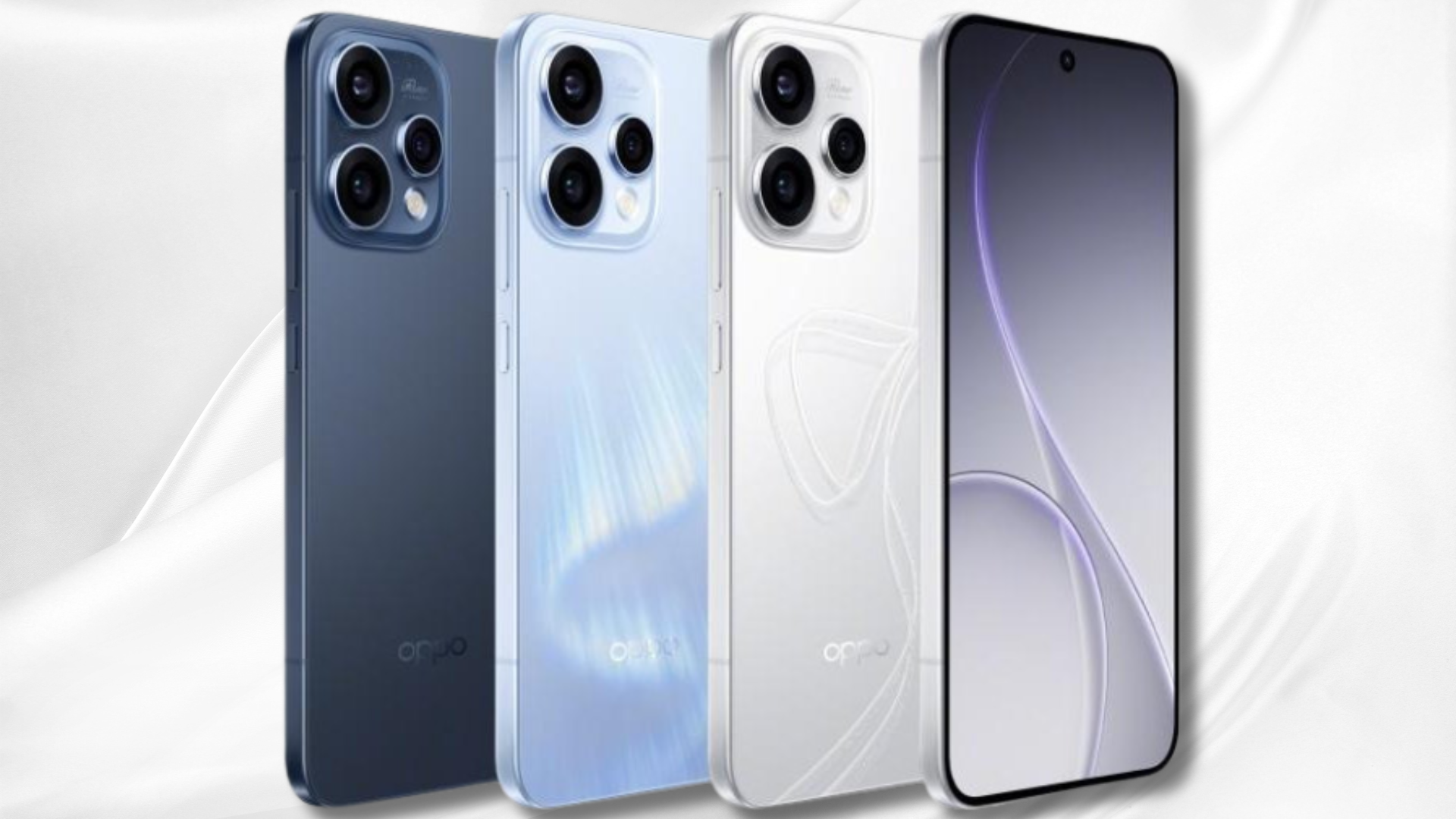 OPPO Reno 15c smartphone with a large display and multiple rear cameras.