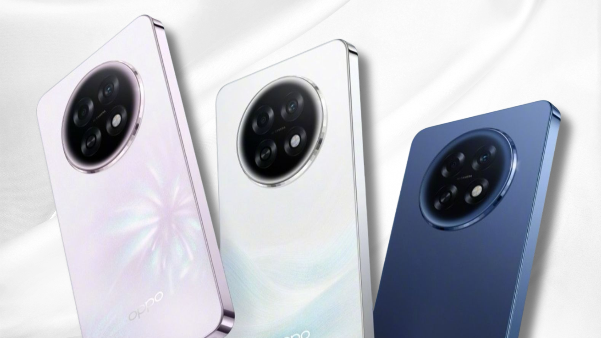 OPPO A6L smartphone with large OLED display and slim bezels