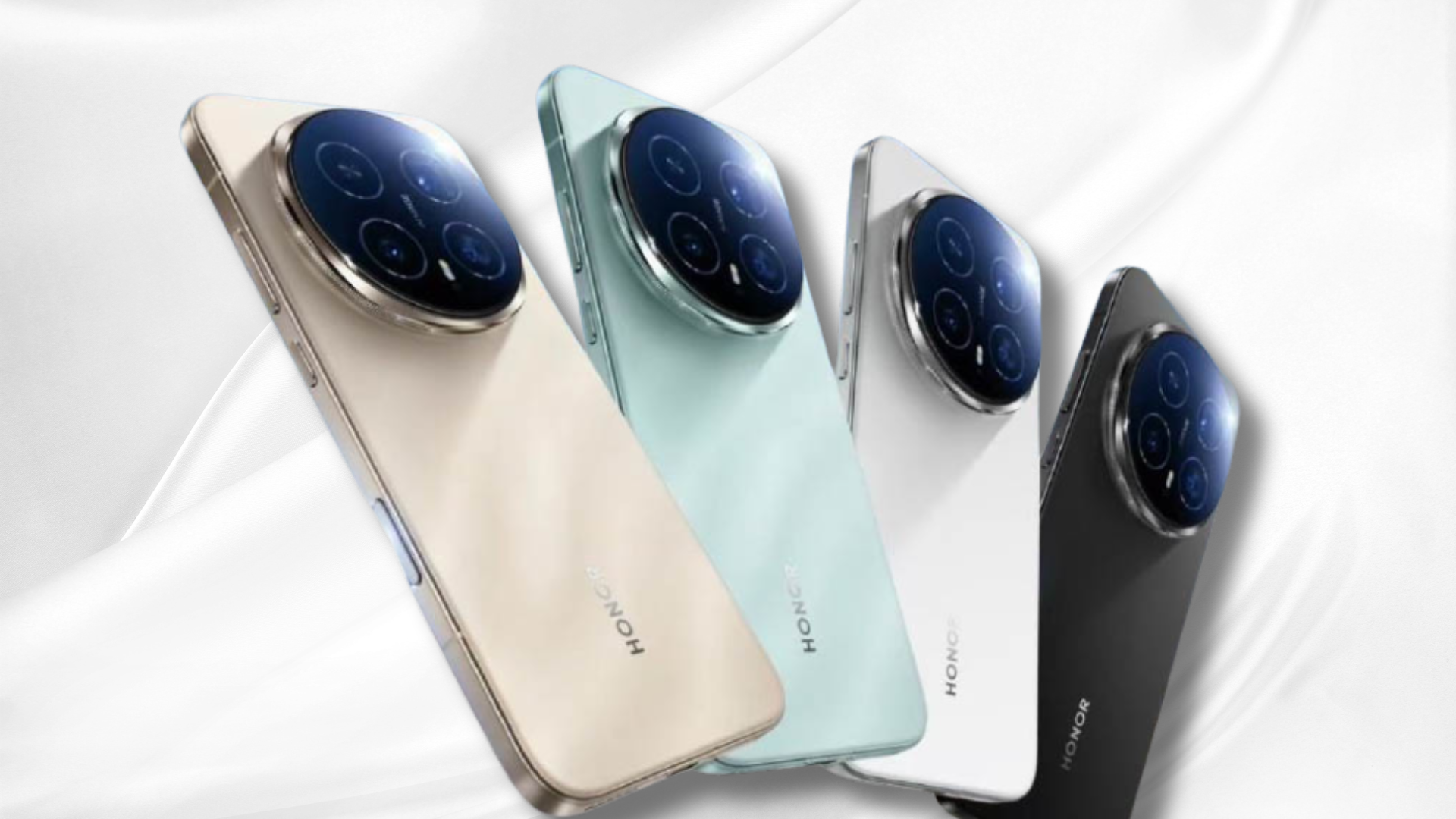 HONOR Magic 8 Pro smartphone with a large, bright OLED display.