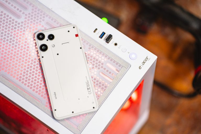 Nothing Phone (3a) Lite smartphone on a white background