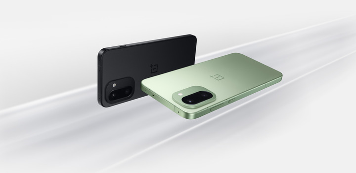 OnePlus 15R smartphone with a large AMOLED display and sleek design.