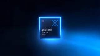 Samsung Exynos 2600 processor chip on a dark background