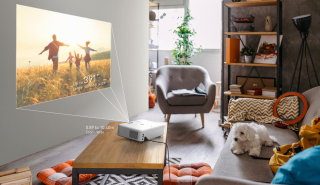 The Epson CO-FH02 is an all-in-one Smart Wireless Projector