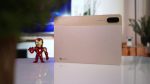 Radiant Gold TechLife Pad Pro tablet with aluminum alloy back