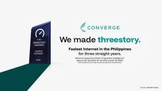 Ookla names Converge as the Philippines’ fastest internet provider for 2025