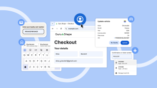 Chrome autofill interface with personal details form fields
