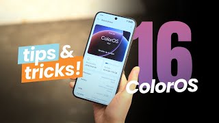 Oppo ColorOS 16 home screen with new discovery bar and notification panel