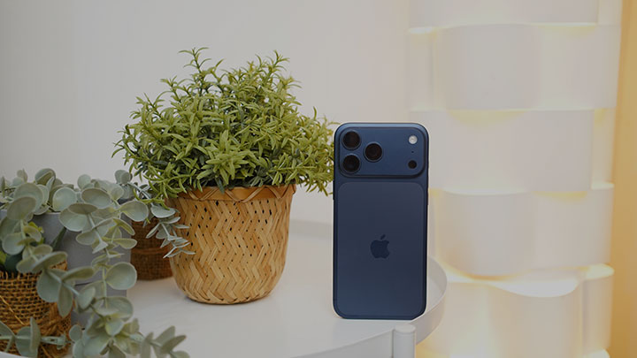 A person holding the new iPhone 17 Pro Max