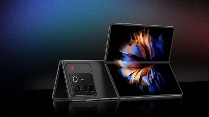 nubia Fold smartphone with unfolded 8-inch OLED display