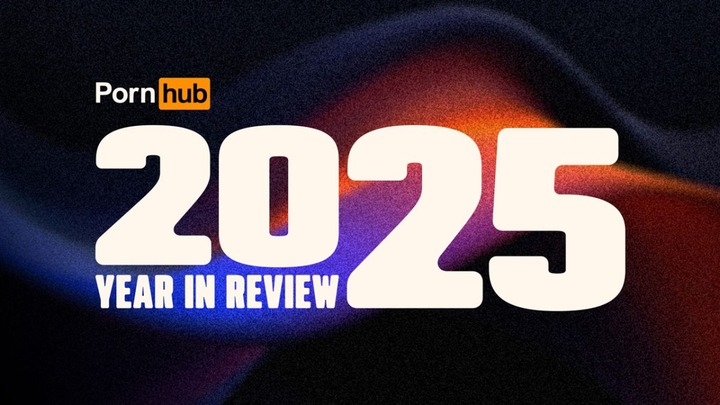 Pornhub 2025 Year in Review report cover