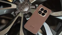 Redmi Note 15 Pro+ smartphone with a distinctive camera island.