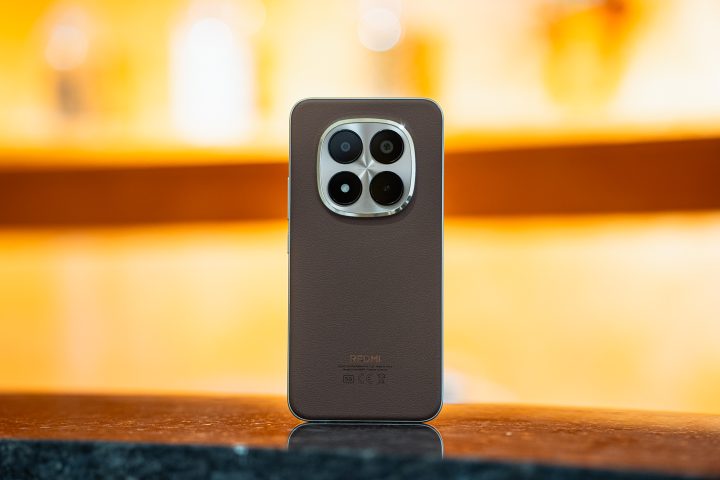Redmi Note 15 Pro+ smartphone with a distinctive camera island.