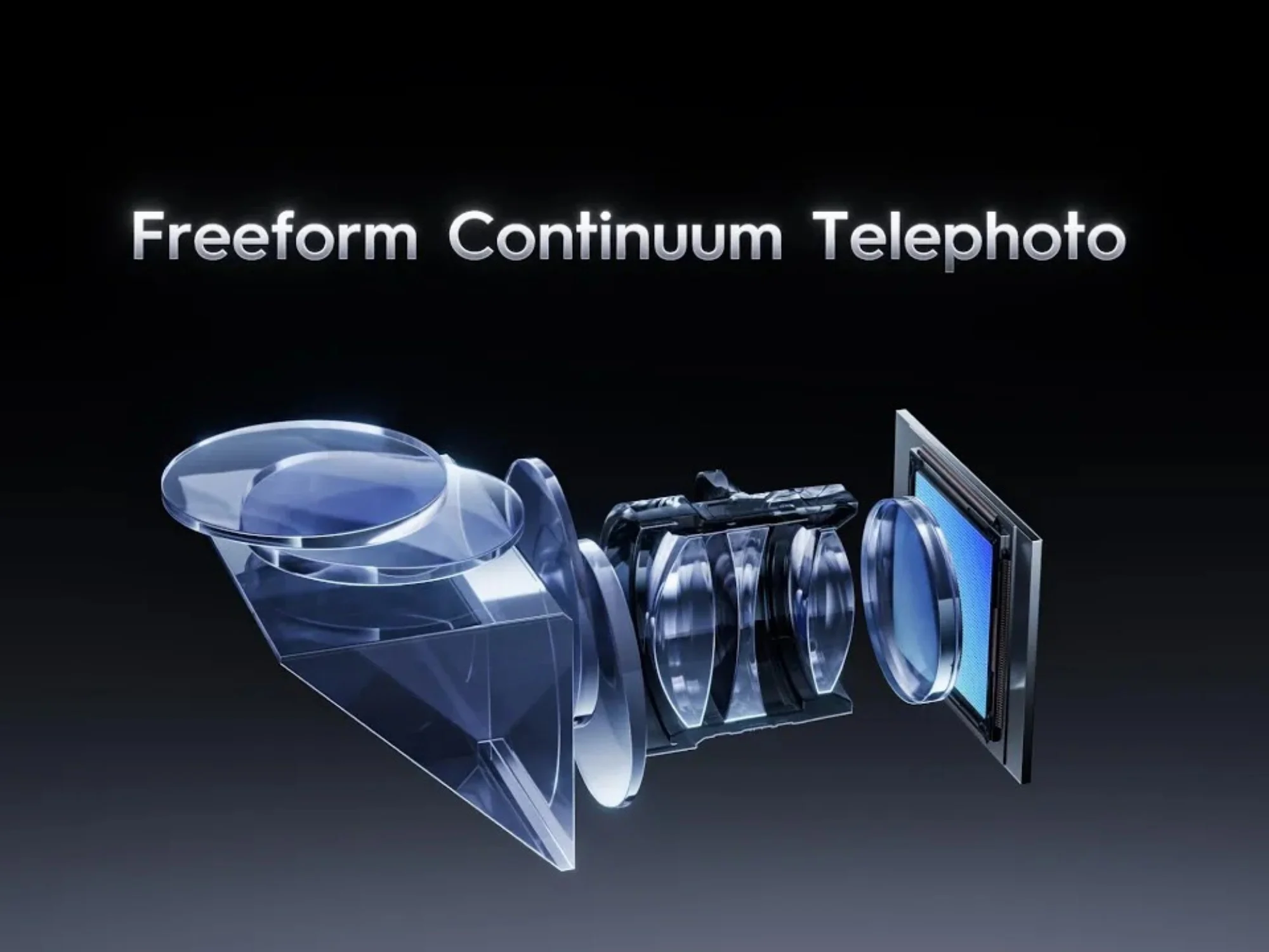 Tecnos Freeform Continuum Telephoto camera module design