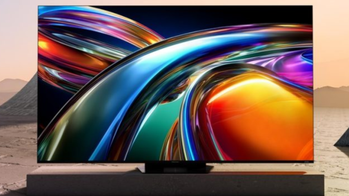 Hisense 116-inch RGB MiniLED TV with Sky Blue-Cyan illuminant technology