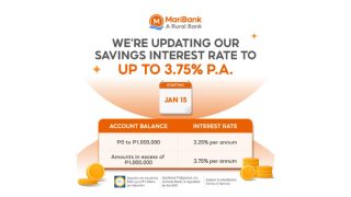 MariBank interest rate down to 3.75% p.a.