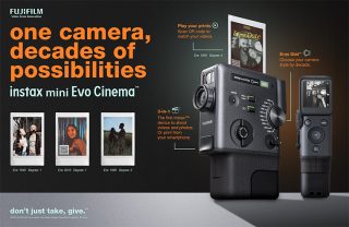 Fujifilm Introduces instax mini Evo Cinema Hybrid Instant Camera