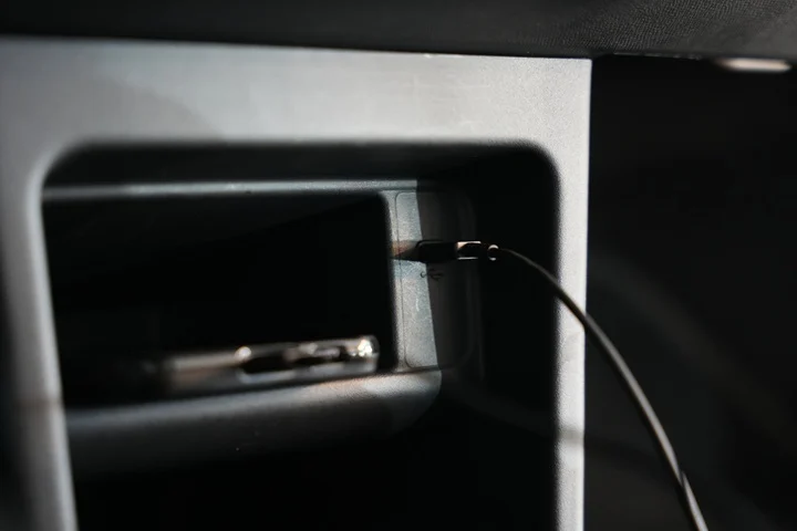 Vinfast VF3 USB-C Charging Port