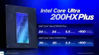 Intel unveils Core Ultra 9 290HX Plus and 7 270HX Plus