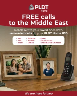 PLDT Home offers free calls to Middle East from March 1 to 7