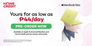 Home Credit offers MacBook Neo at PHP 44 per day