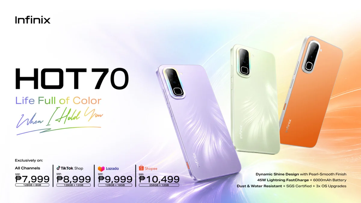 Infinix HOT 70 now available with Dynamic Shine design