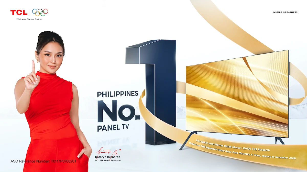TCL named No. 1 TV brand in PH for third year straight